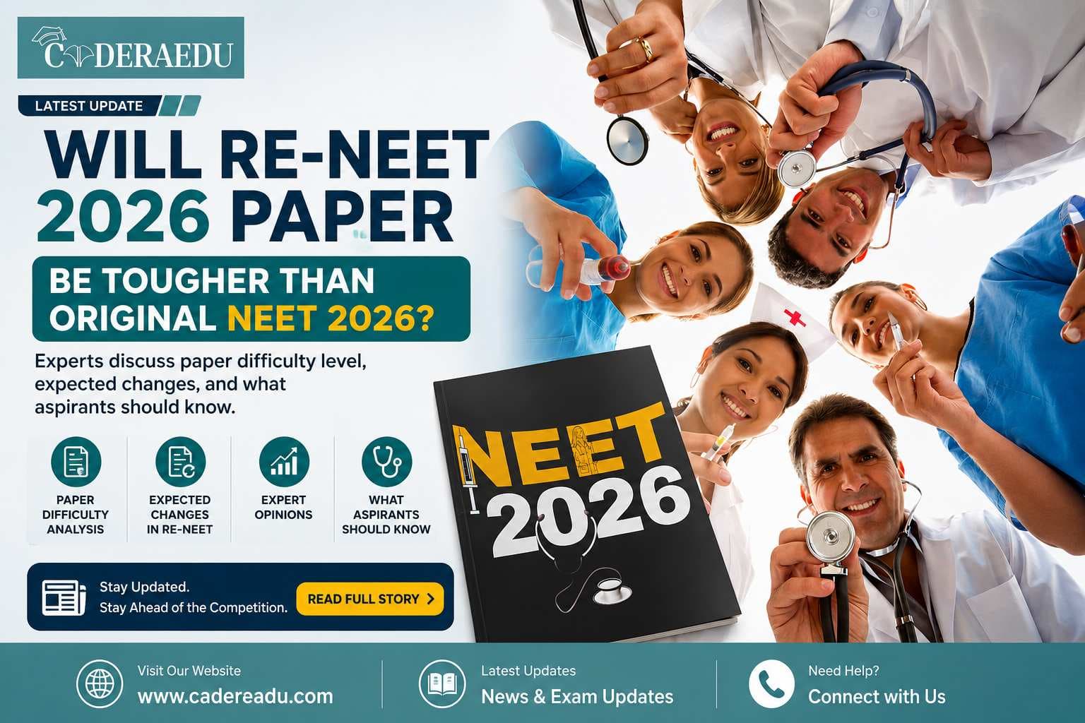 Will Re-NEET 2026 Paper Be Tougher Than Original NEET 2026? Expert Analysis
