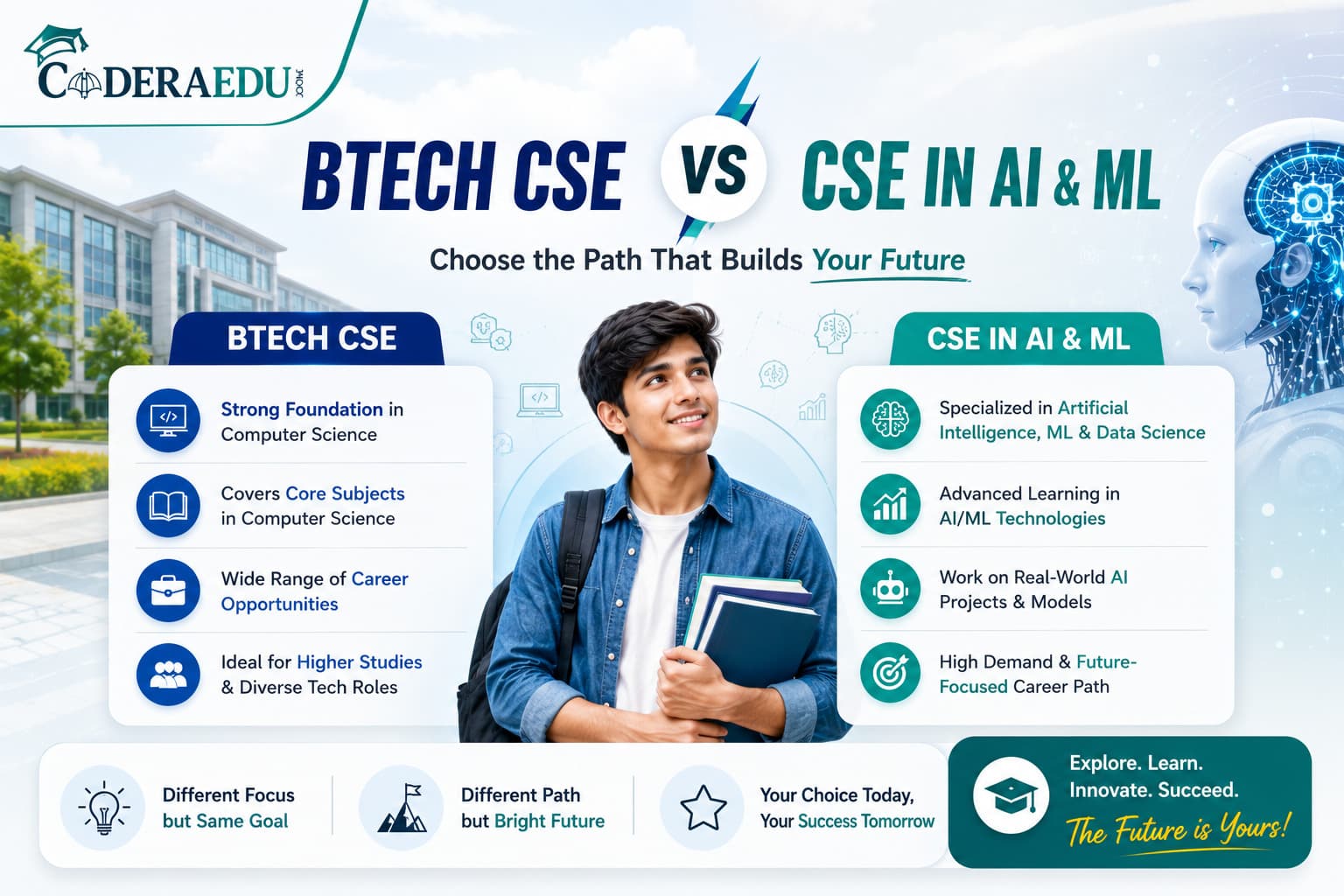 BTech CSE vs CSE in AI & ML: Which Should You Choose in 2026?