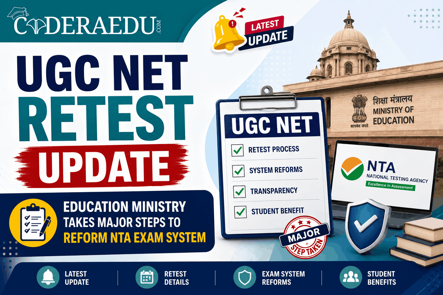UGC NET Retest Update: Education Ministry Takes Major Steps to Reform NTA Exam System