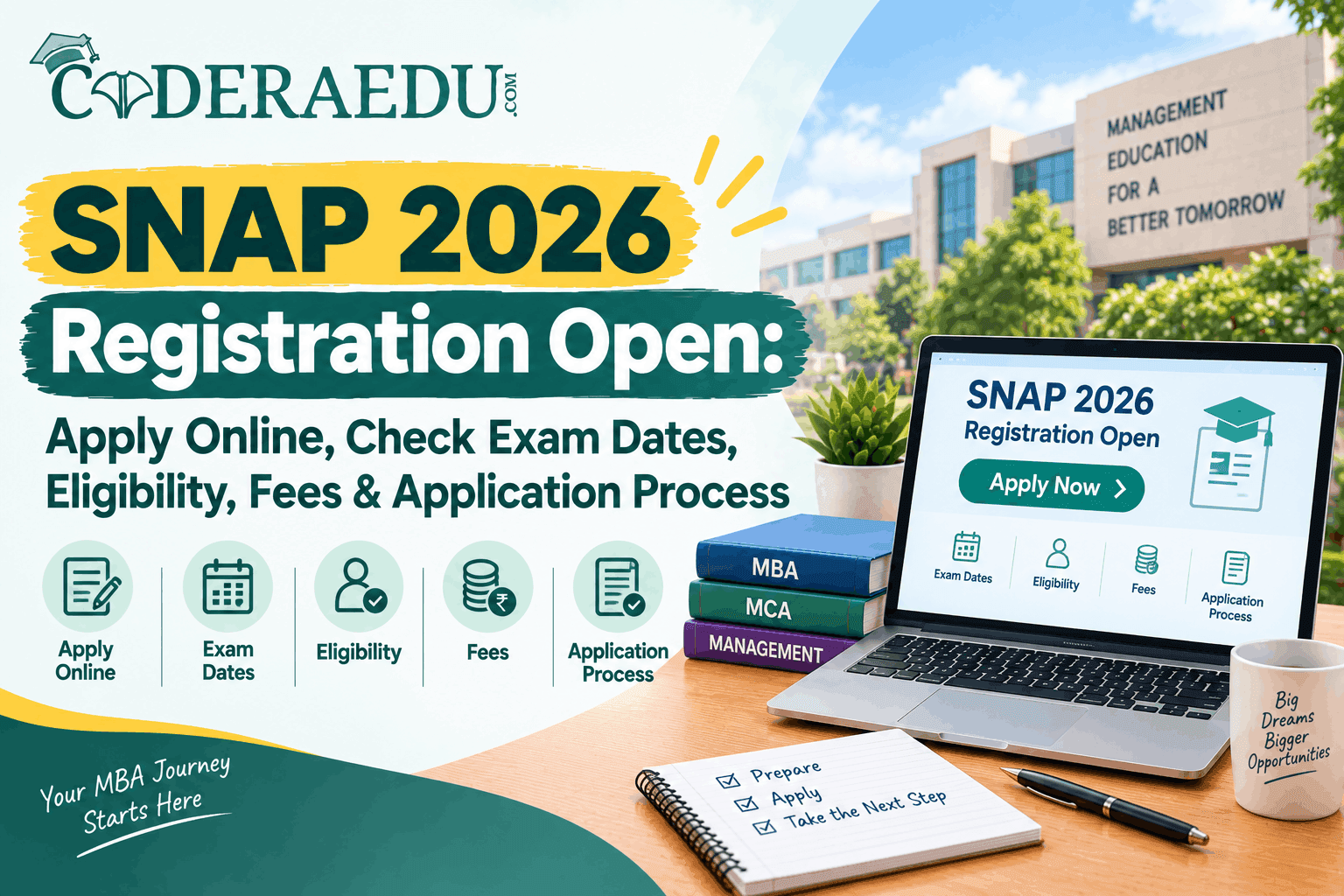 SNAP 2026 Registration Open: Apply Online, Check Exam Dates, Eligibility, Fees & Application Process