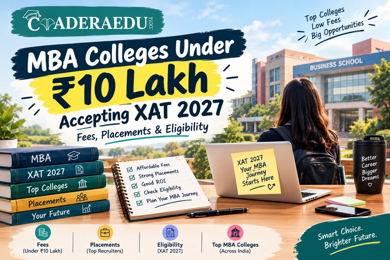 MBA Colleges Under ₹10 Lakh Accepting XAT 2027: Fees, Placements & Eligibility